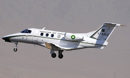 PAF plane makes refuelling landing in India