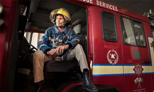 For firefighting Zafar, risk is a passion