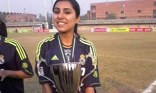 Faiza Mahmood &mdash; One player, three goal posts