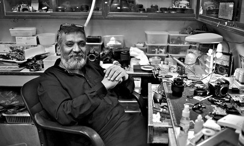 Riaz bhai, the genius of Karachi's camera market