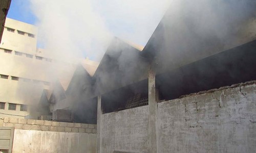 Fire breaks out in Hum TV building, no casualties