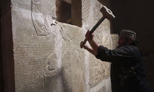 IS blows up ancient ruins of Nimrud IS blows up ancient ruins of Nimrud