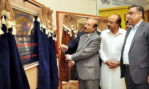 CM opens Sindh’s first DNA lab CM opens Sindh’s first DNA lab