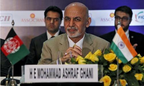 Ghani presses Pakistan to open land transit  trade from India