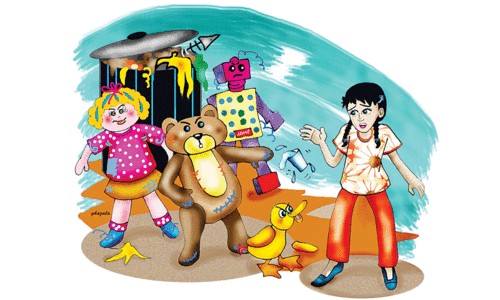 Story time: At last the toys spoke!