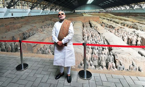 Will Indian PM Na-Mo make a style statement during every foreign visit?