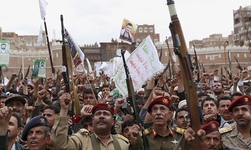 Houthi forces in Yemen seize provincial capital near Saudi border: residents