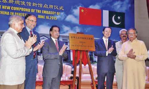 Diplomatic calendar : New Chinese embassy opened