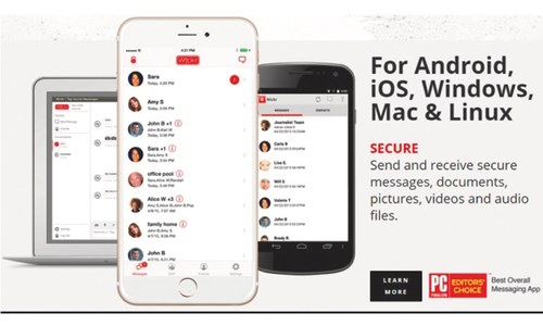 Secure messaging apps