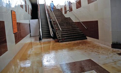 Rawalpindi-Islamabad metro bus project not waterproof