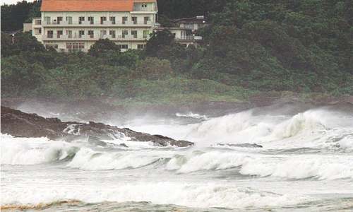 Typhoon Nangka barrels towards Japan