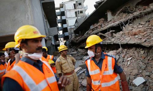 Five dead, 10 injured in New Delhi building collapse