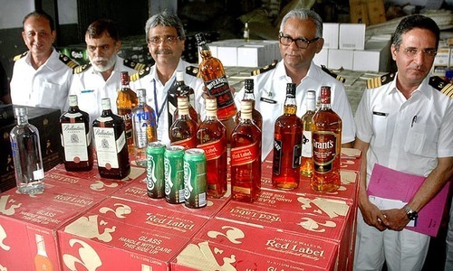 Liquor seized