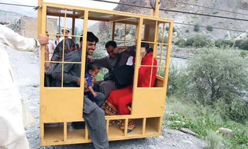 Cable car service launched in upper Chitral