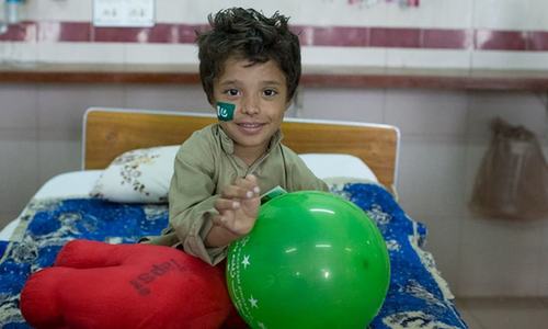 Spreading smiles in Jinnah&rsquo;s paediatrics ward