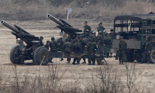 North and South Korea trade artillery fire
