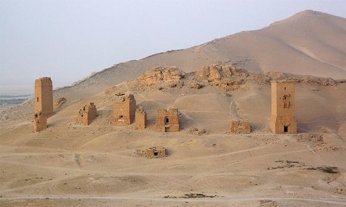Official: Islamic State blows up tower tombs in Syria's Palmyra