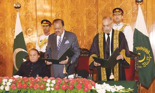 Justice Jamali takes oath as Chief Justice of SC