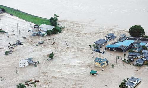 More than 100,000 flee homes after devastating floods in Japan