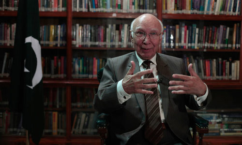India's role in promoting terror in Pakistan no secret: Sartaj Aziz