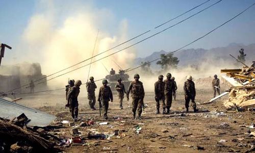 Retaliatory attack: Army destroys militants&rsquo; shops in South Waziristan