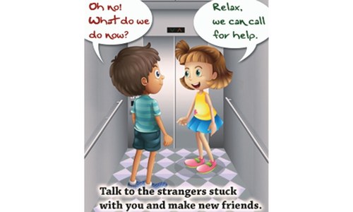 Trapped in an elevator