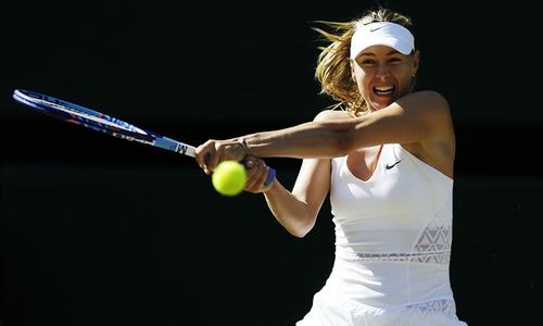 Sharapova returns to court at Wuhan Open