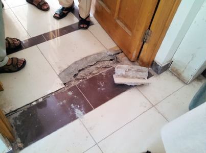 Cracks in Civil Secretariat structure trigger panic
