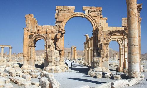 IS blows up ancient monument in Palmyra IS blows up ancient monument in Palmyra