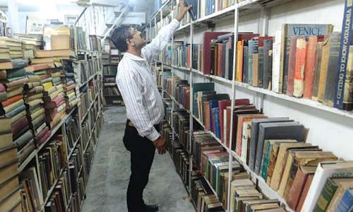 A rare bookshop in Lahore that hardly entails proper signboard A rare bookshop in Lahore that hardly entails proper signboard