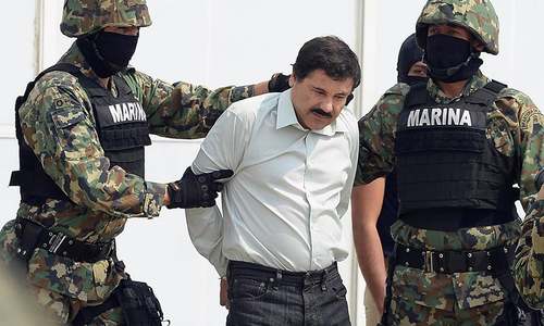 Mexican drug lord hurt in attempt to elude capture
