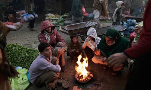 A big chill sweeps across  the country