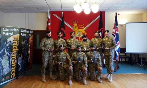 Pakistan Army wins gold in Exercise Cambrian Patrol held in UK