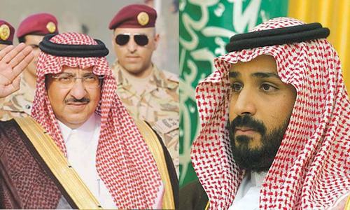 Top royals in Saudi power struggle