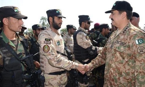 Army chief witnesses Saudi-Pak joint training exercise near Jhelum
