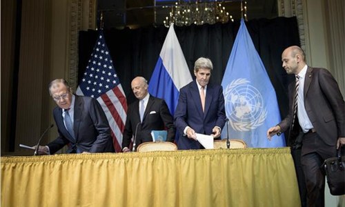 Divided over Assad, major powers meet on Syria war