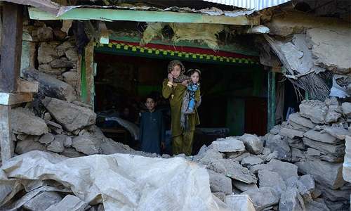 Quake-hit Shangla people get compensation cheques Quake-hit Shangla people get compensation cheques