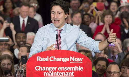 Trudeau to be sworn in as Canada's new prime minister