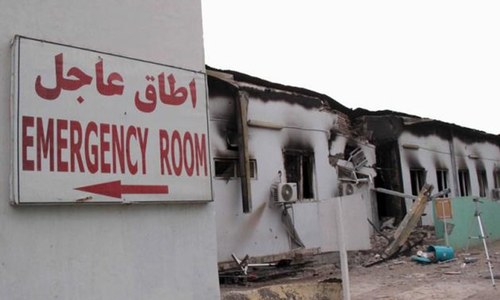 Staff fleeing Kunduz hospital shot in US airstrike, says MSF report