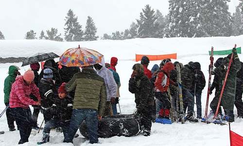 Tourists throng Malam Jabba after season’s first snowfall