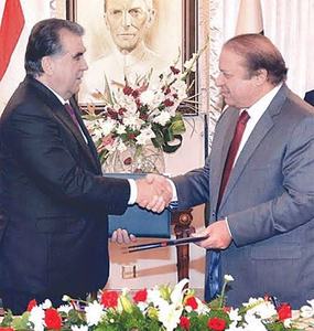 Pakistan, Tajikistan to enhance defence and trade ties