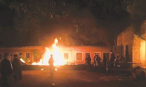 Factory torched in Jhelum over blasphemy allegation