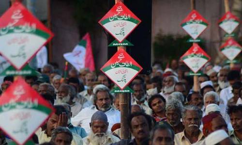 MQM irked as Rangers detain suspects of &lsquo;political party&rsquo; ahead of LG polls
