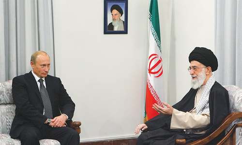 Syrian war likely to dominate Putin&rsquo;s visit to Iran