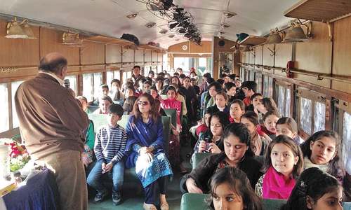 TCKP organises safari train tour to Attock Khurd