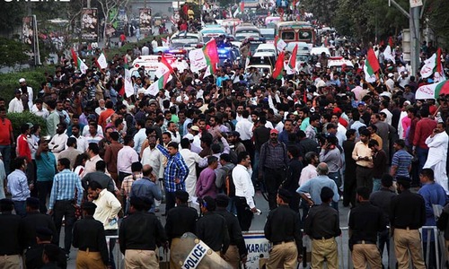 MQM leaders surrender, offer arrest after local body polls