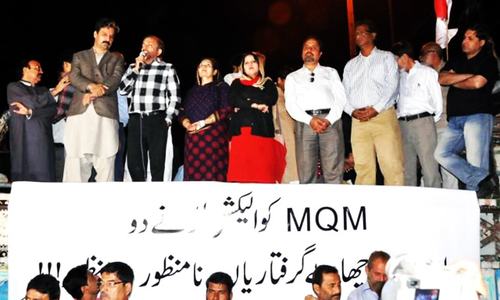 Sattar, Rizvi among 9 MQM leaders booked for 'violations' during rally