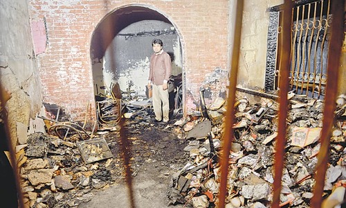 Christian TV office fire caused by arson attack, says owner