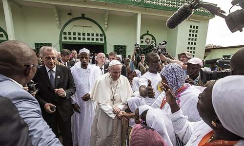 'Christians and Muslims are brothers': Pope visits Central African Republic mosque