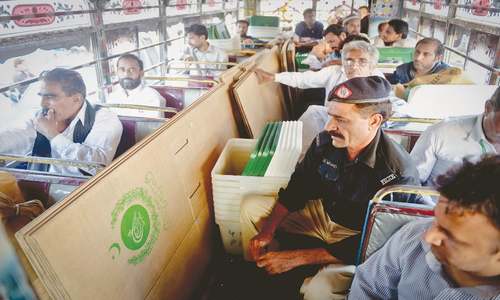 Extraordinary security for today&rsquo;s Karachi polls